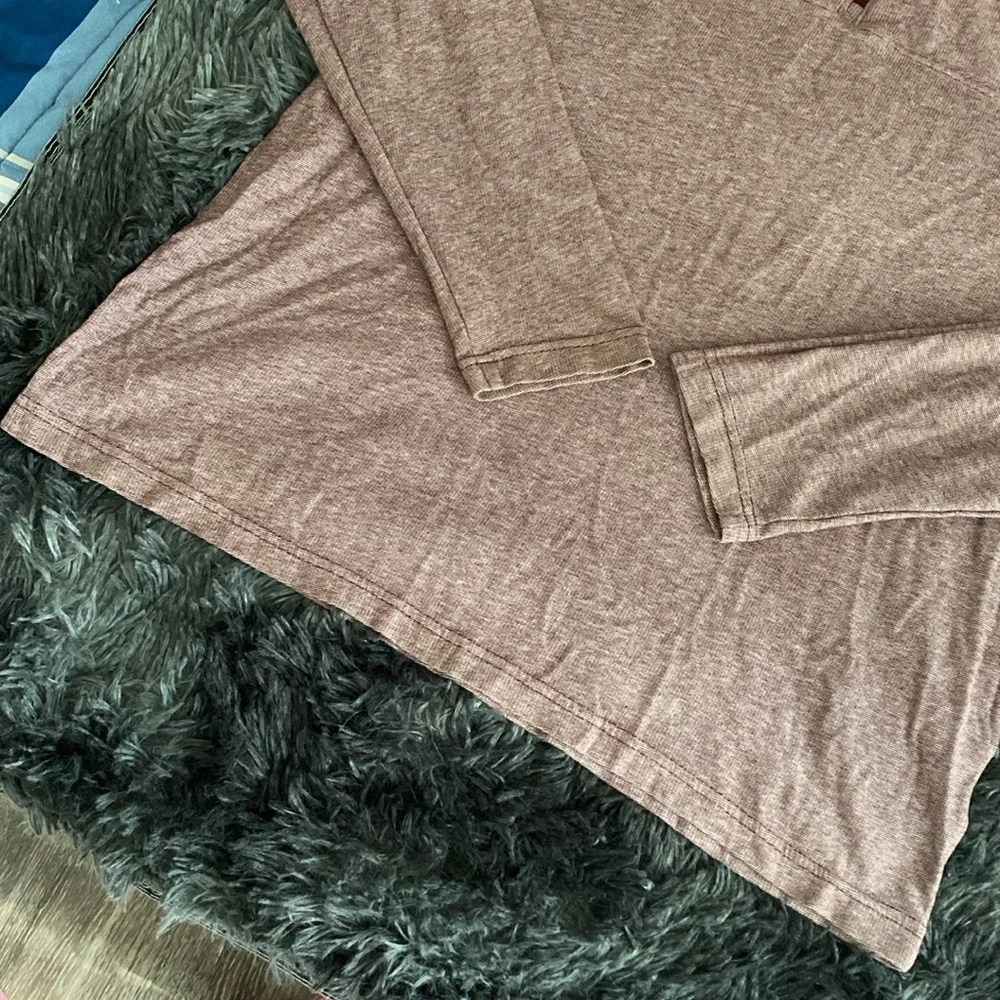 Columbia quarter-zip maroon heather sweatshirt - Picture 4 of 17